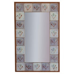 French Ceramic Tile Mirror