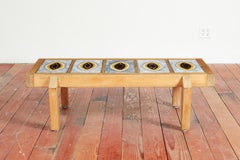 French Ceramic Tile Table