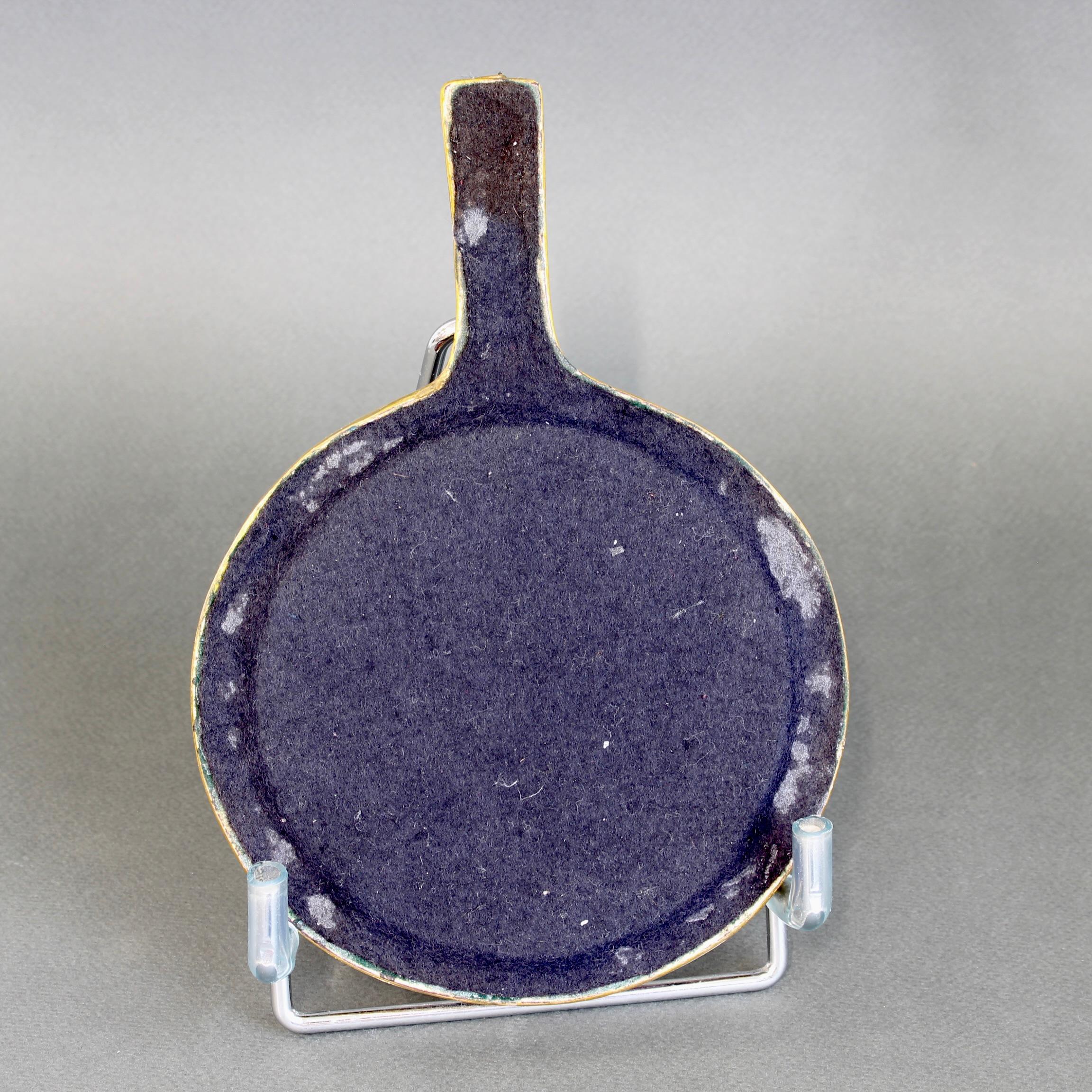 French Ceramic Tiled Hand Mirror by Mithé Espelt (circa 1970s) 7