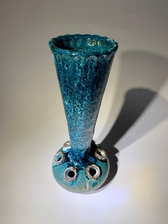 Mid-Century Modern Vallauris Vase, Large French Ceramic, Hand-Crafted