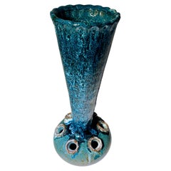 Vaso francese in ceramica Vallauris 1950