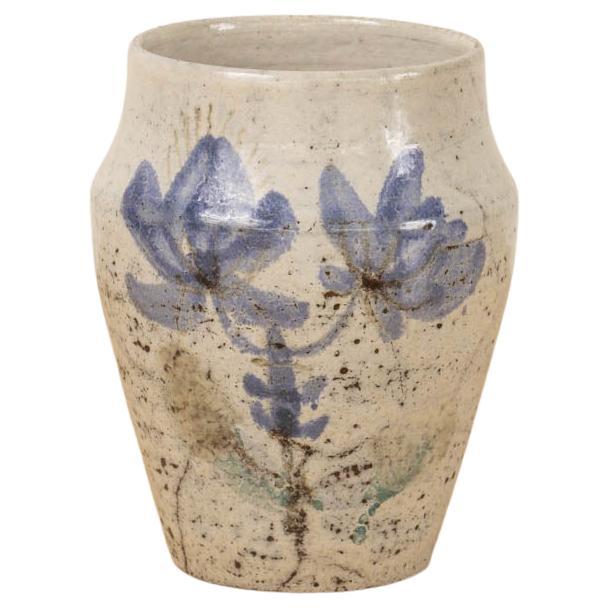 French Ceramic Vase by Gustave Reynaud