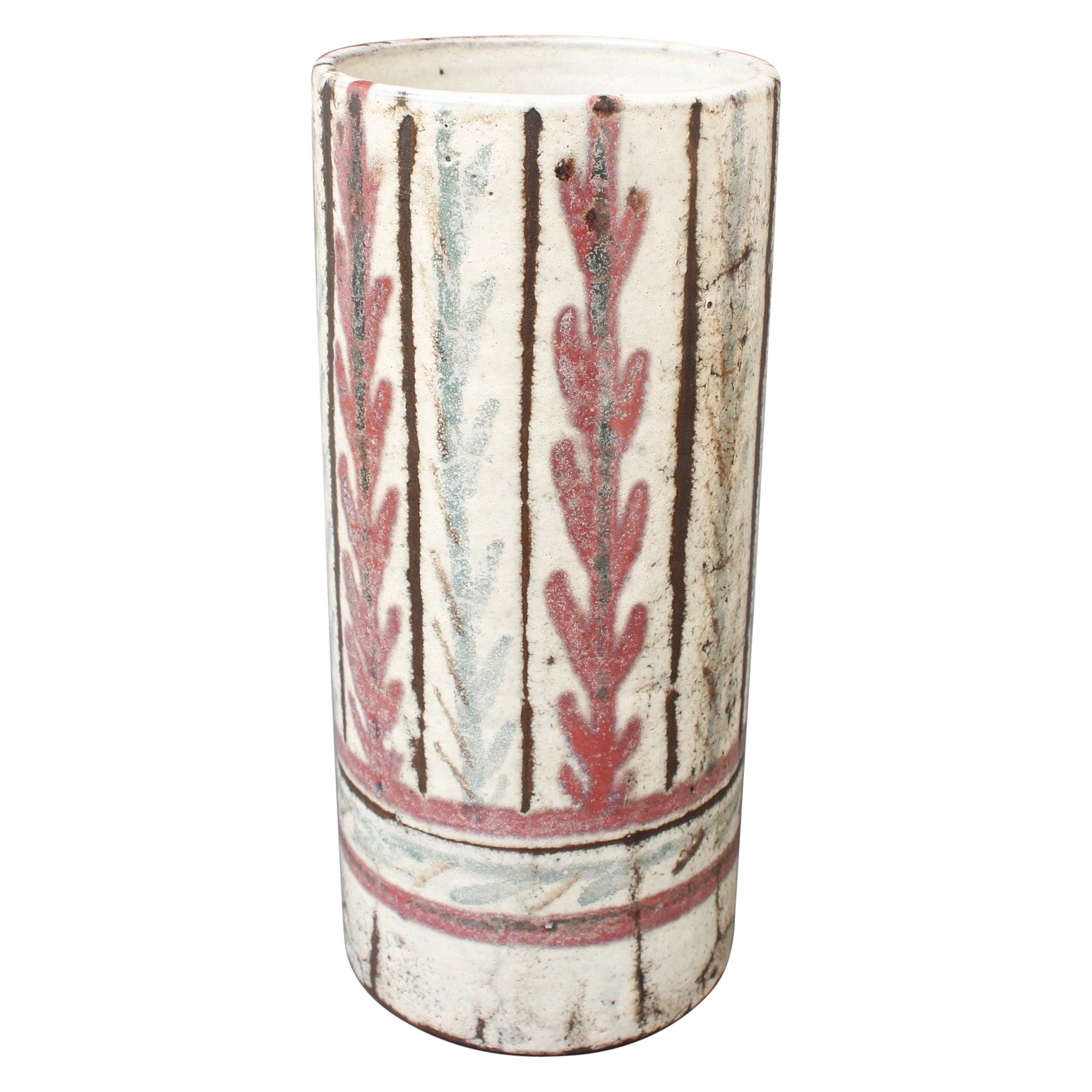 French Ceramic Vase by Gustave Reynaud, Le Mûrier, circa 1950s