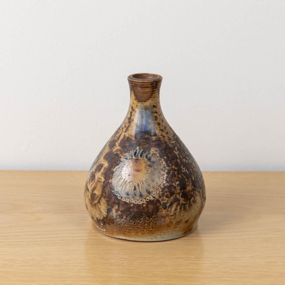 French Ceramic Vase by Jean-Claude Courjault, Signed In Good Condition For Sale In Los Angeles, CA