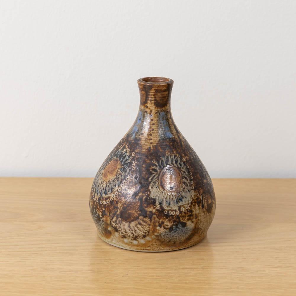 20th Century French Ceramic Vase by Jean-Claude Courjault, Signed For Sale