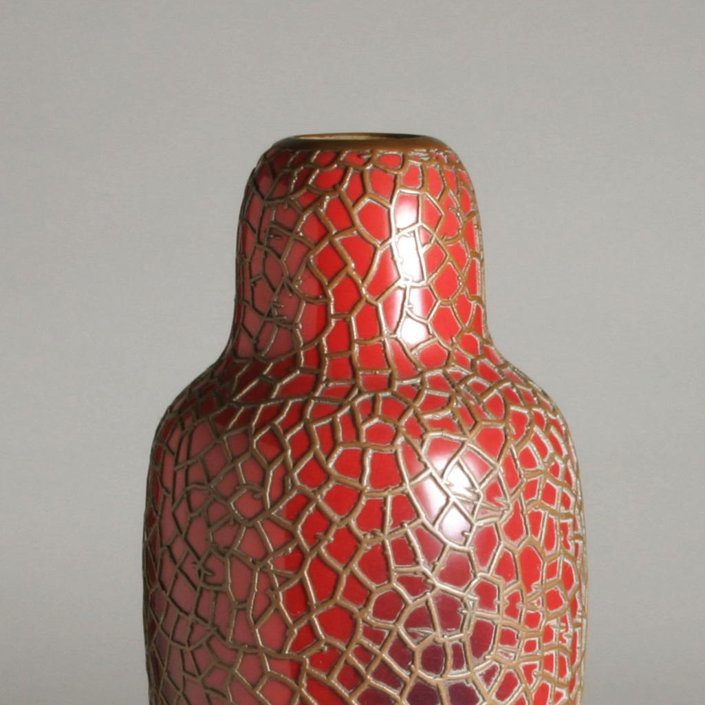 20th Century French Ceramic Vase by Jean Massier, c. 1915