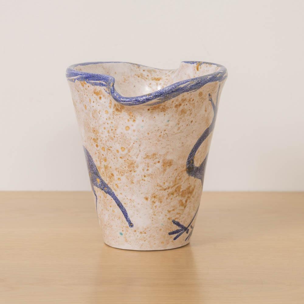 Französische keramikvase von Nissy Annecy (Keramik) im Angebot
