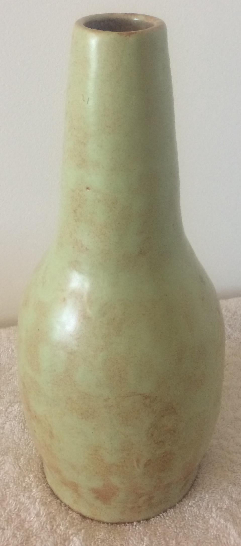 20th Century French Ceramic Vase from Vallauris Signed Chabrol For Sale