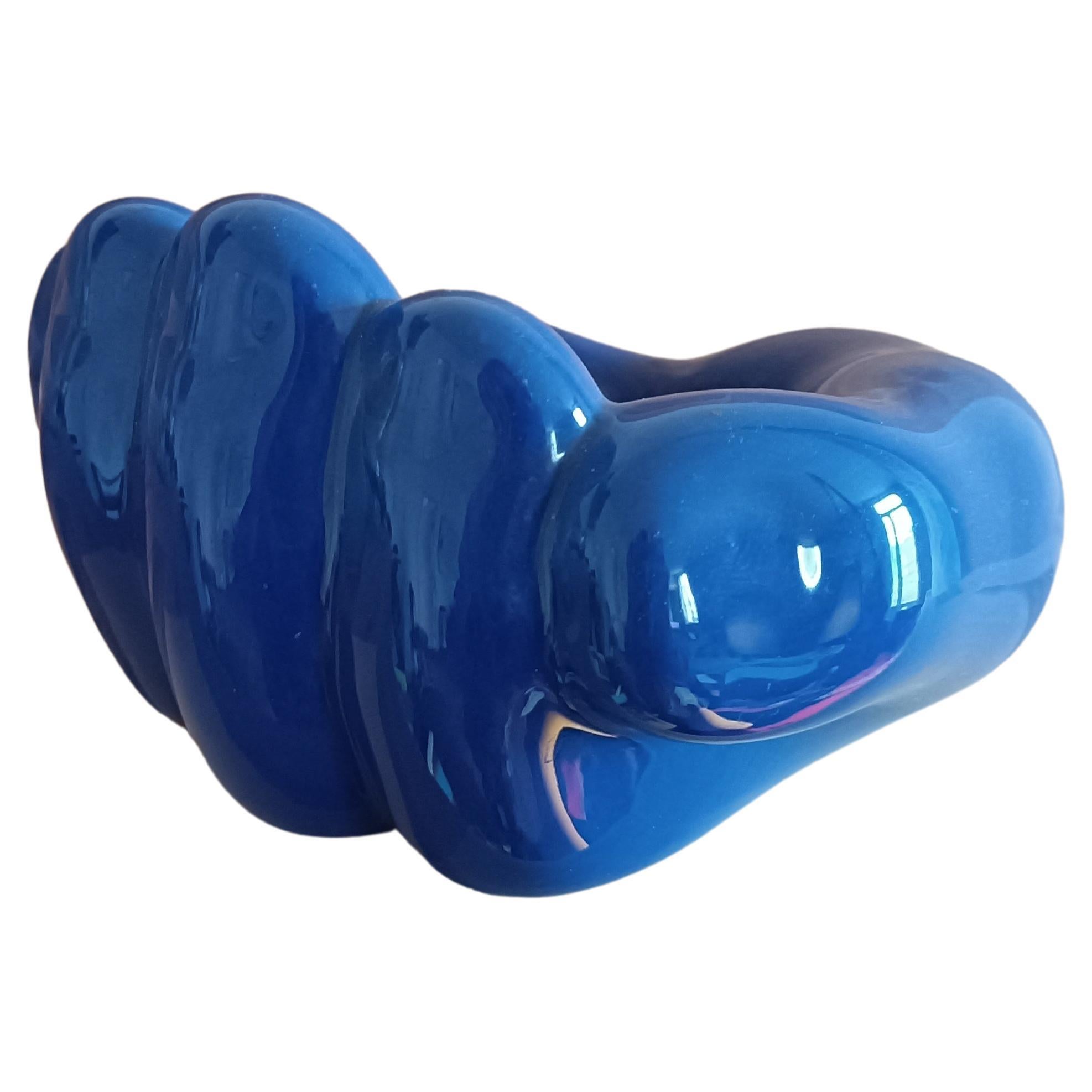 French ceramic Vide Poche circa 1960s - in the style of Georges Jouve, Ruelland

Large hand-shaped pocket organizer. Mid-century plaster enameled with glossy enamel circa 1960s.
In the style of the bear-paw-shaped vide poche by Georges Jouve, this