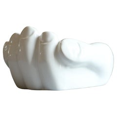 French Ceramic Vide Poche circa 1960s, in the style of Georges Jouve