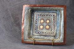 French Ceramic Vide-Poche or Decorative Plate by Georges Pelletier, 1970s