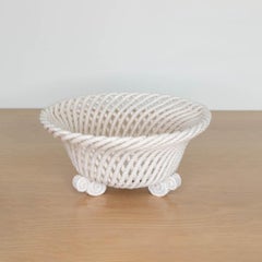 French Ceramic Woven Bowl