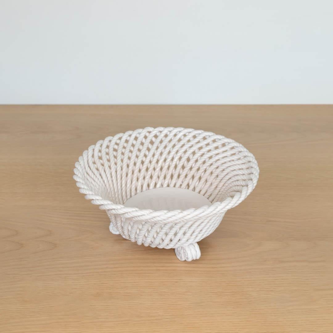 French Ceramic Woven Bowl 1