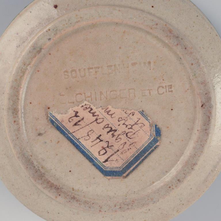 20th Century French ceramicists. Three pieces of ceramics. Two ashtrays and a small bowl. For Sale
