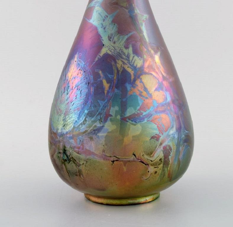 Français Céramiste français, vase ancien en céramique émaillée, début du 20ème siècle en vente