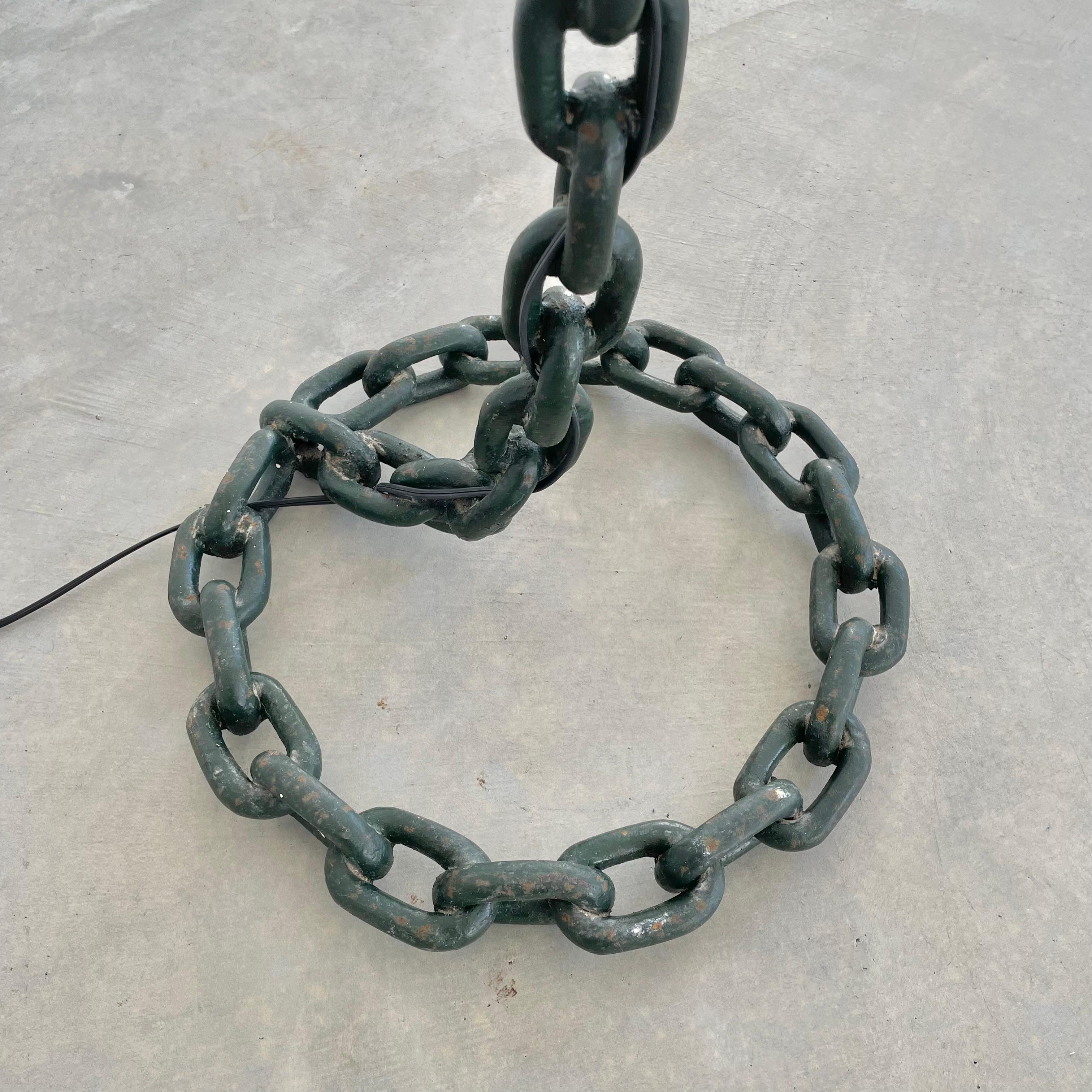 Mid-20th Century French Chain Floor Lamp, 1950s France