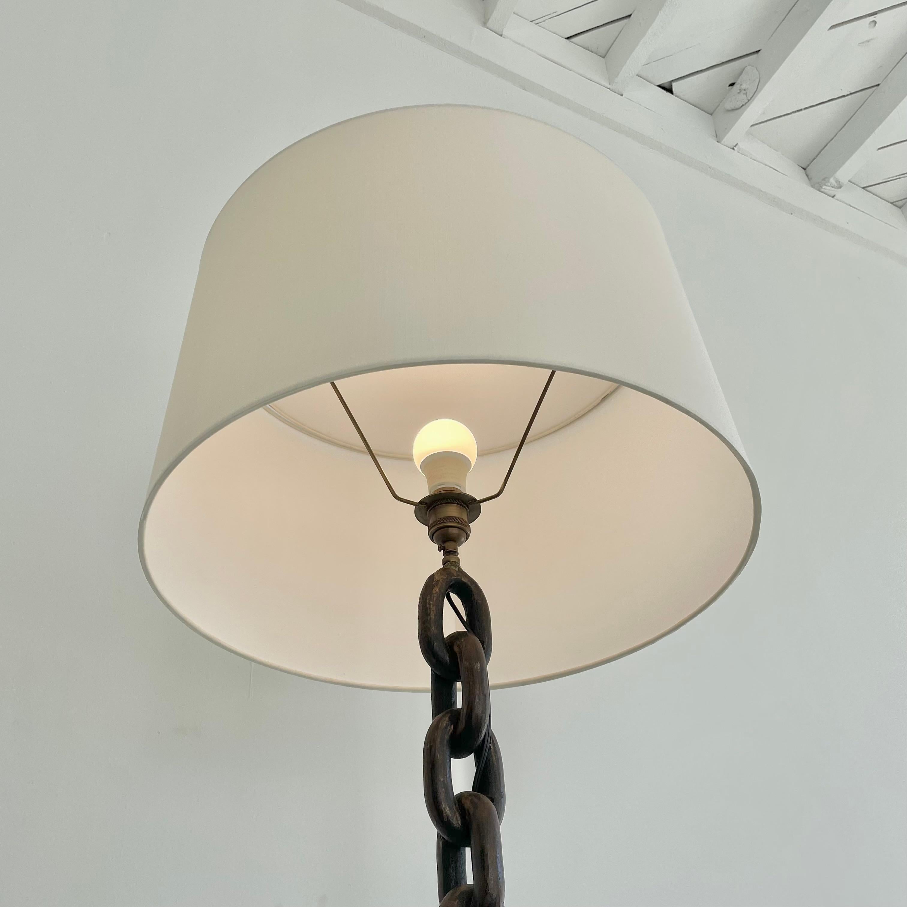 Lampada da terra francese A Link, Francia, anni '60 in vendita 3