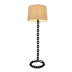French Chain Link Floor Lamp
