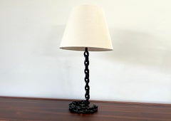 French Chain Link Table Lamp