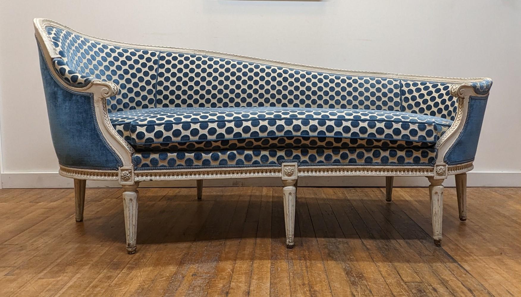 French Chaise Longue Louis XVI  For Sale 5