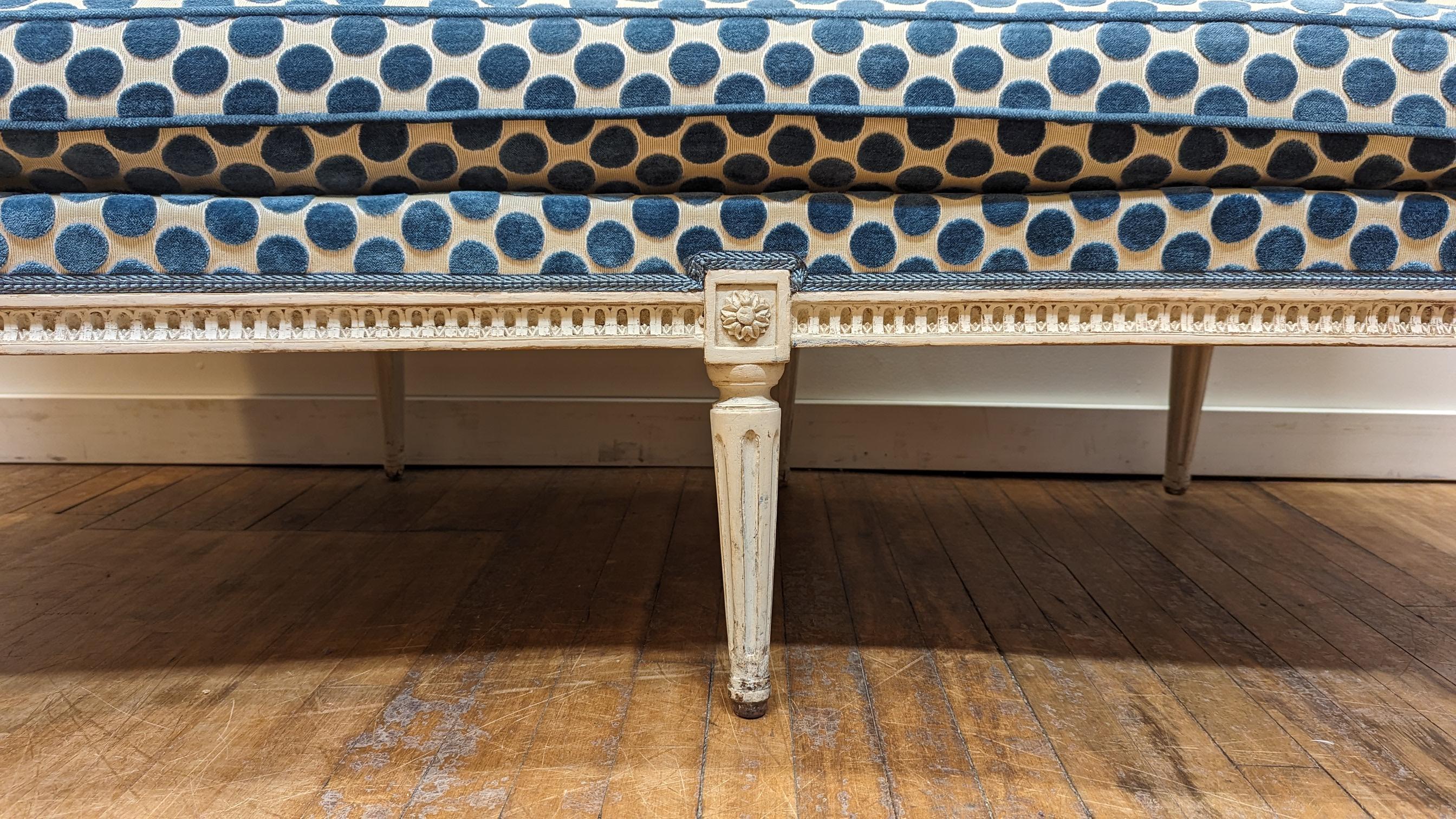 French Chaise Longue Louis XVI 6