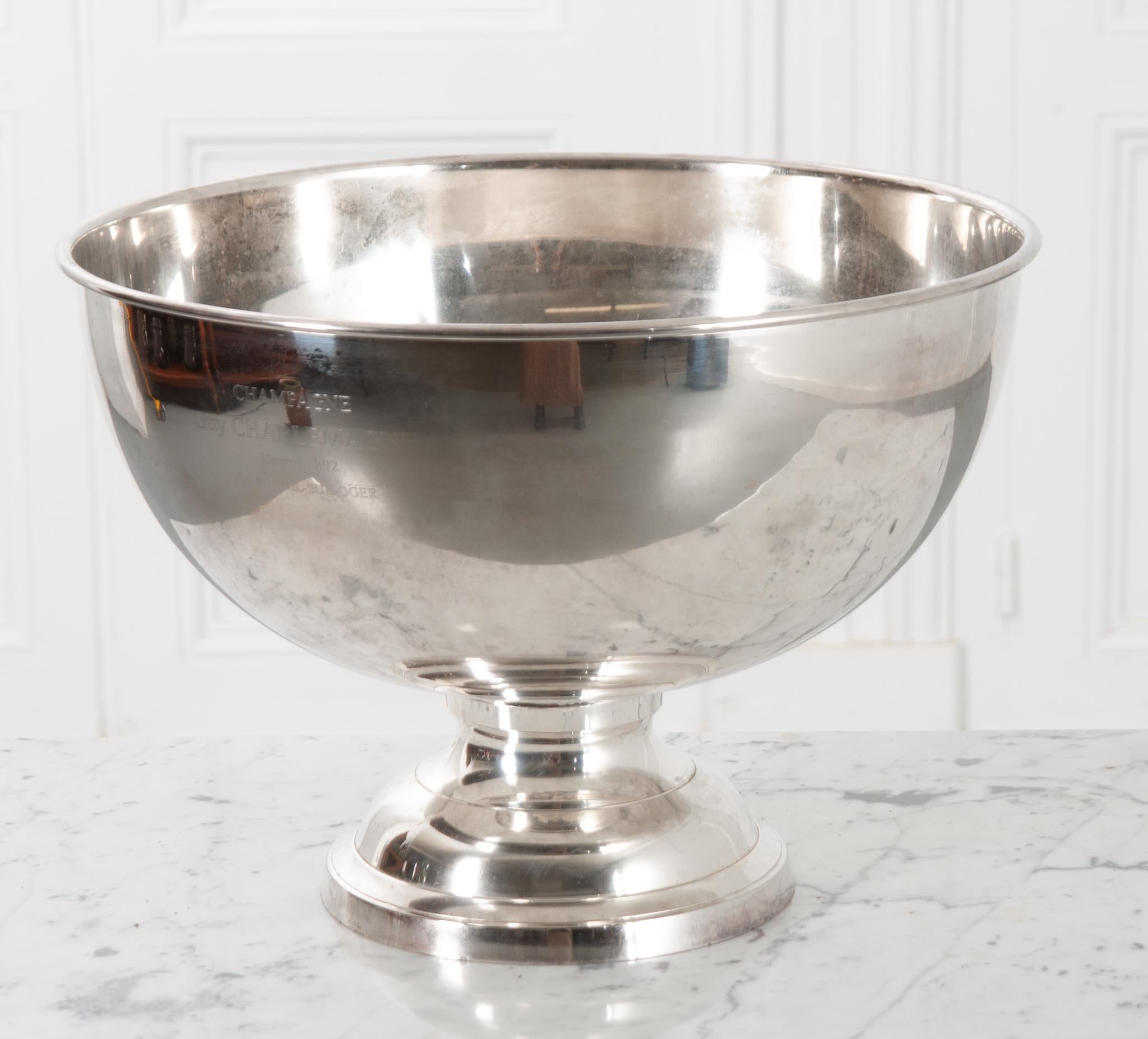 French Champagne Bucket by Guy Charlemagne Champagne In Good Condition In Baton Rouge, LA