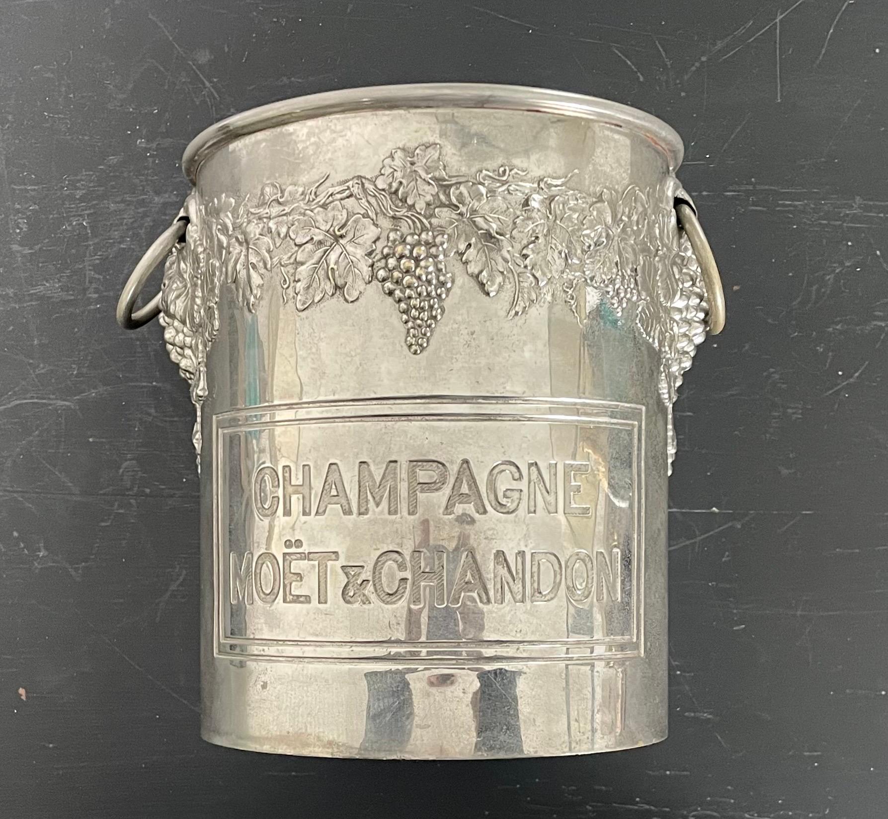 Art Nouveau French Champagne Bucket Ice Bucket Wine Cooler Moët Et Chandon Vintage Art Deco