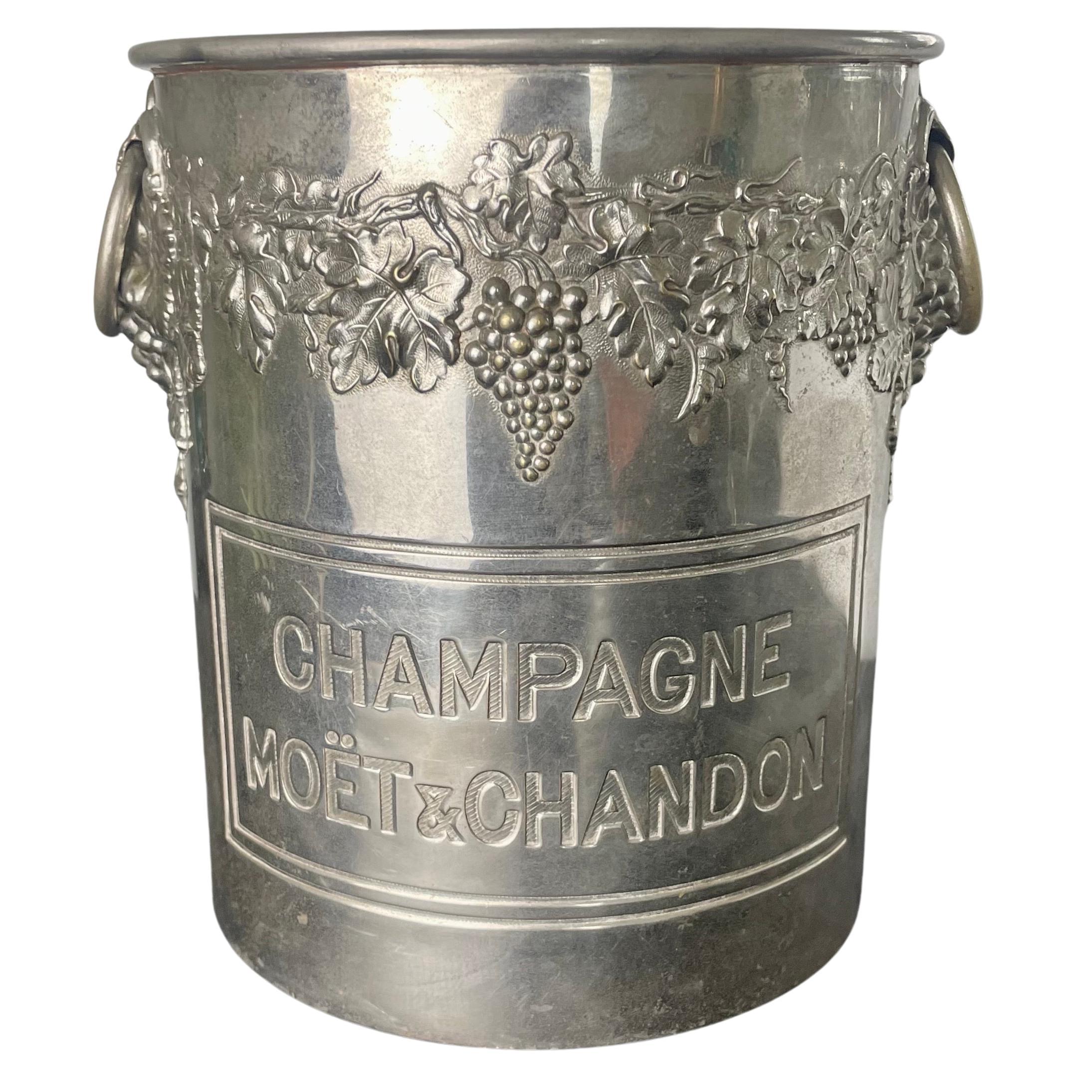 French Champagne Bucket Ice Bucket Wine Cooler Moët Et Chandon Vintage Art Deco