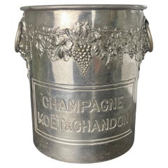 French Champagne Bucket Ice Bucket Wine Cooler Moët Et Chandon Antique Art Deco