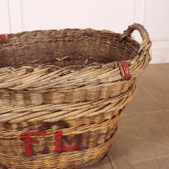French Champagne Grape Basket