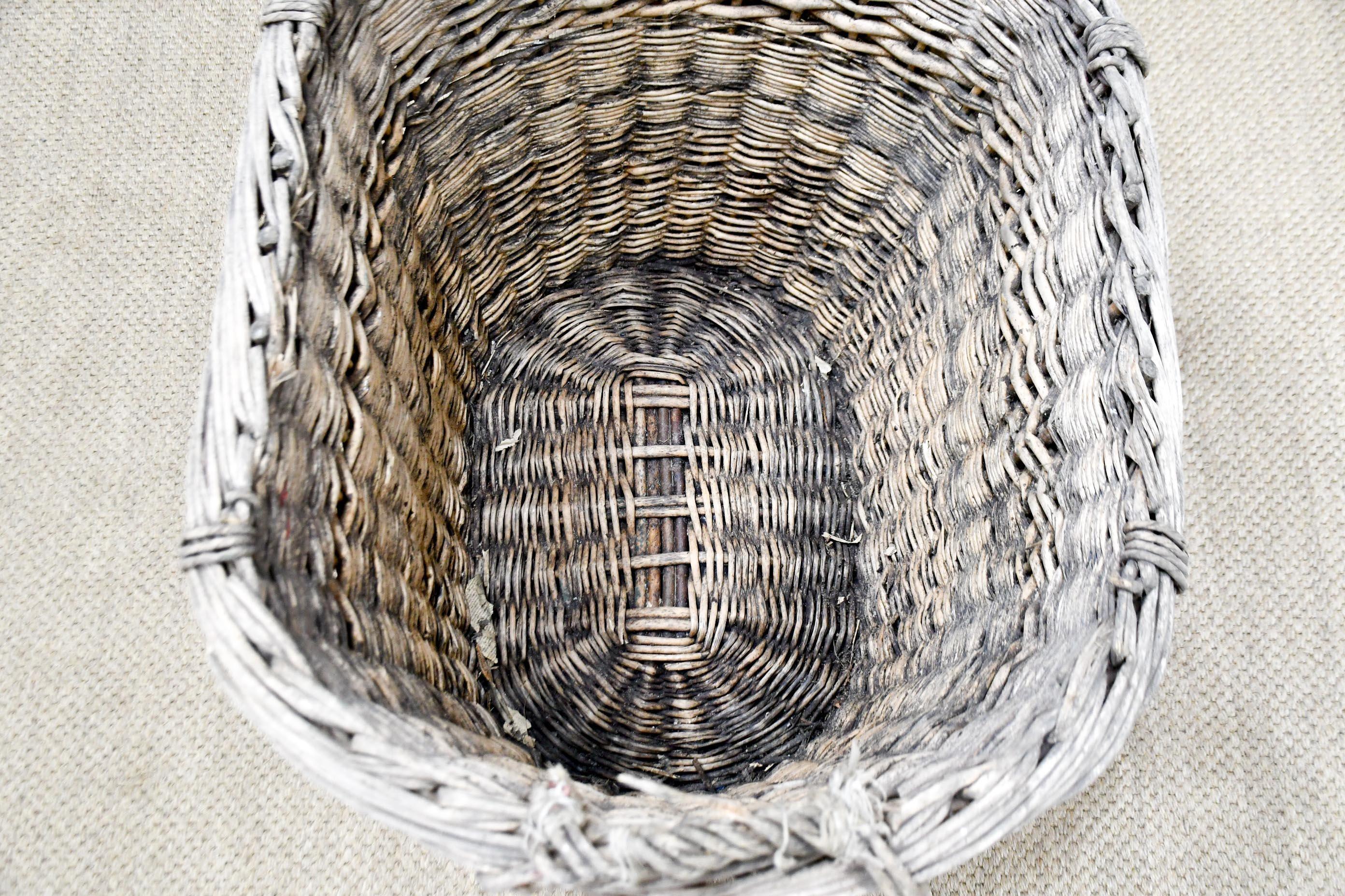 19th Century French Champagne Grape Gathering Baskets, Sold Singly