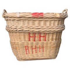 French Champagne Grape Harvesting Basket