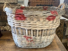 French Champagne Harvesting Basket
