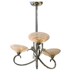 Lampadario francese,  Art Déco