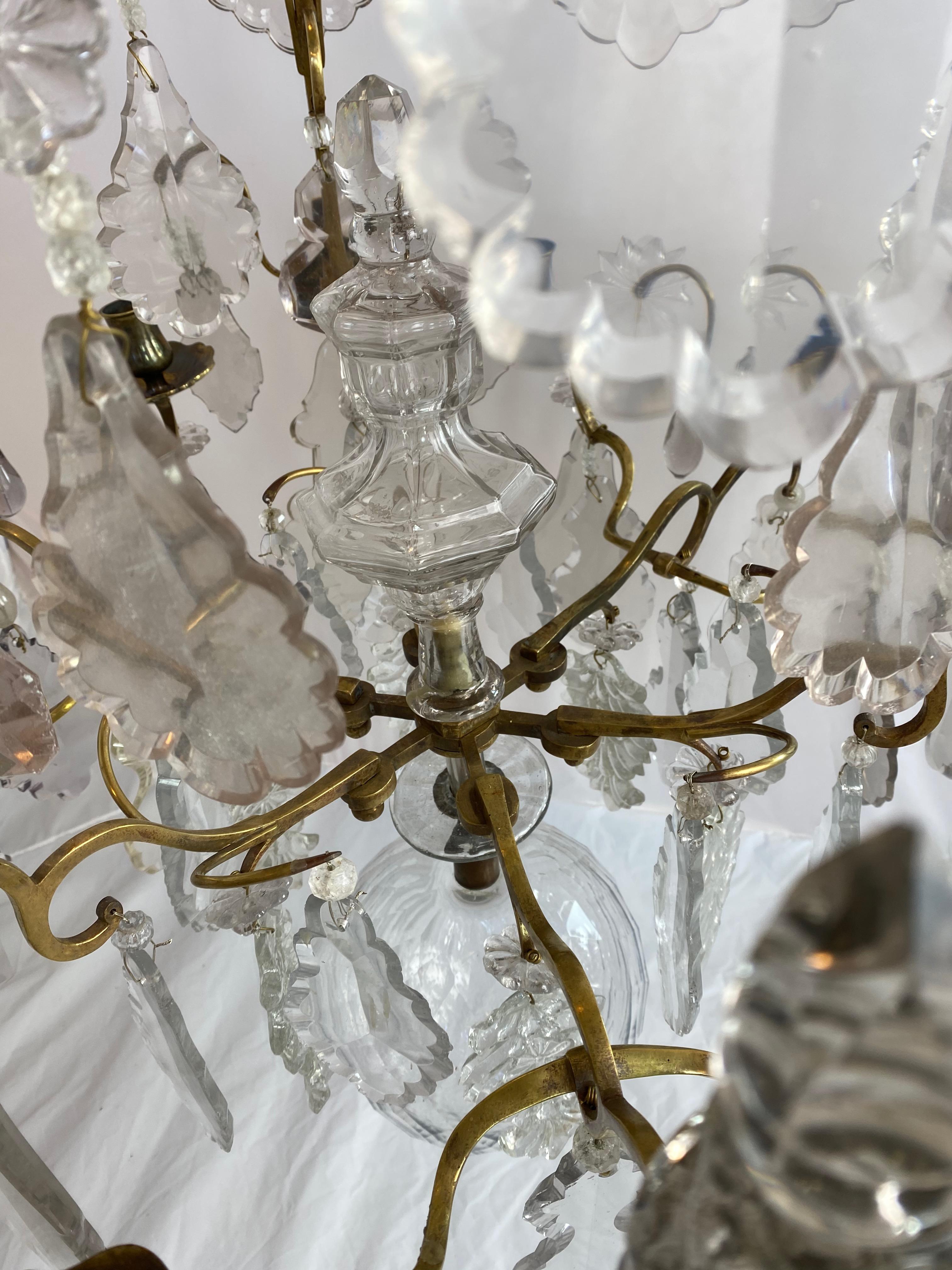 French Chandelier, Baroque, 18th C In Good Condition In Stockholm, SE