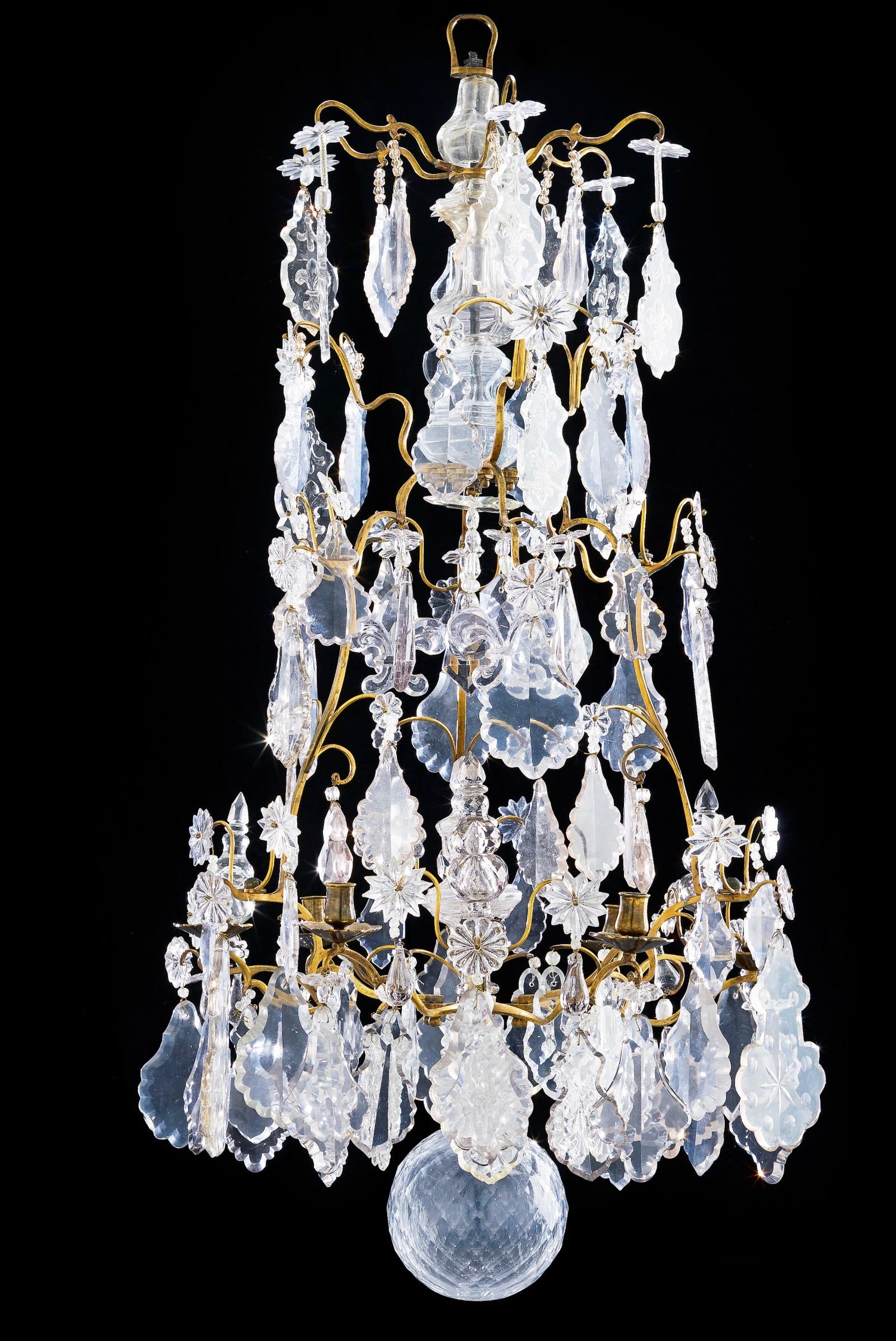 French Chandelier, Baroque, 18th C 3