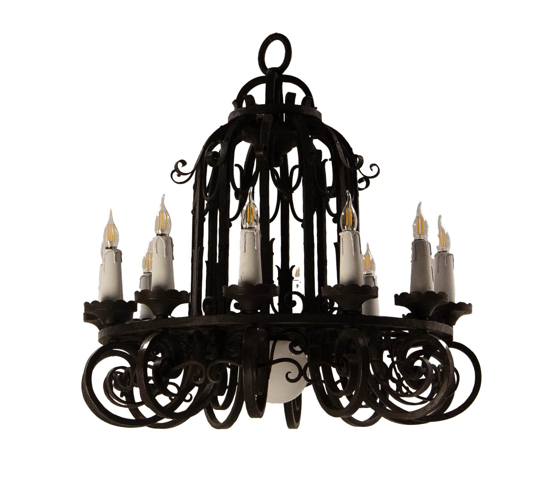 Français French Chandelier Ceiling Pendant 