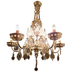 French Chandelier in Art Deco Style