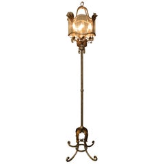 French Chandelier Style Four Lights Floor Lamps