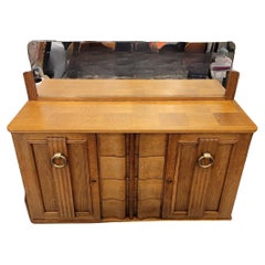 Il francese Charles Dudouyt  Credenza Enfilade in stile Art Déco  Wood  bronzo a specchio