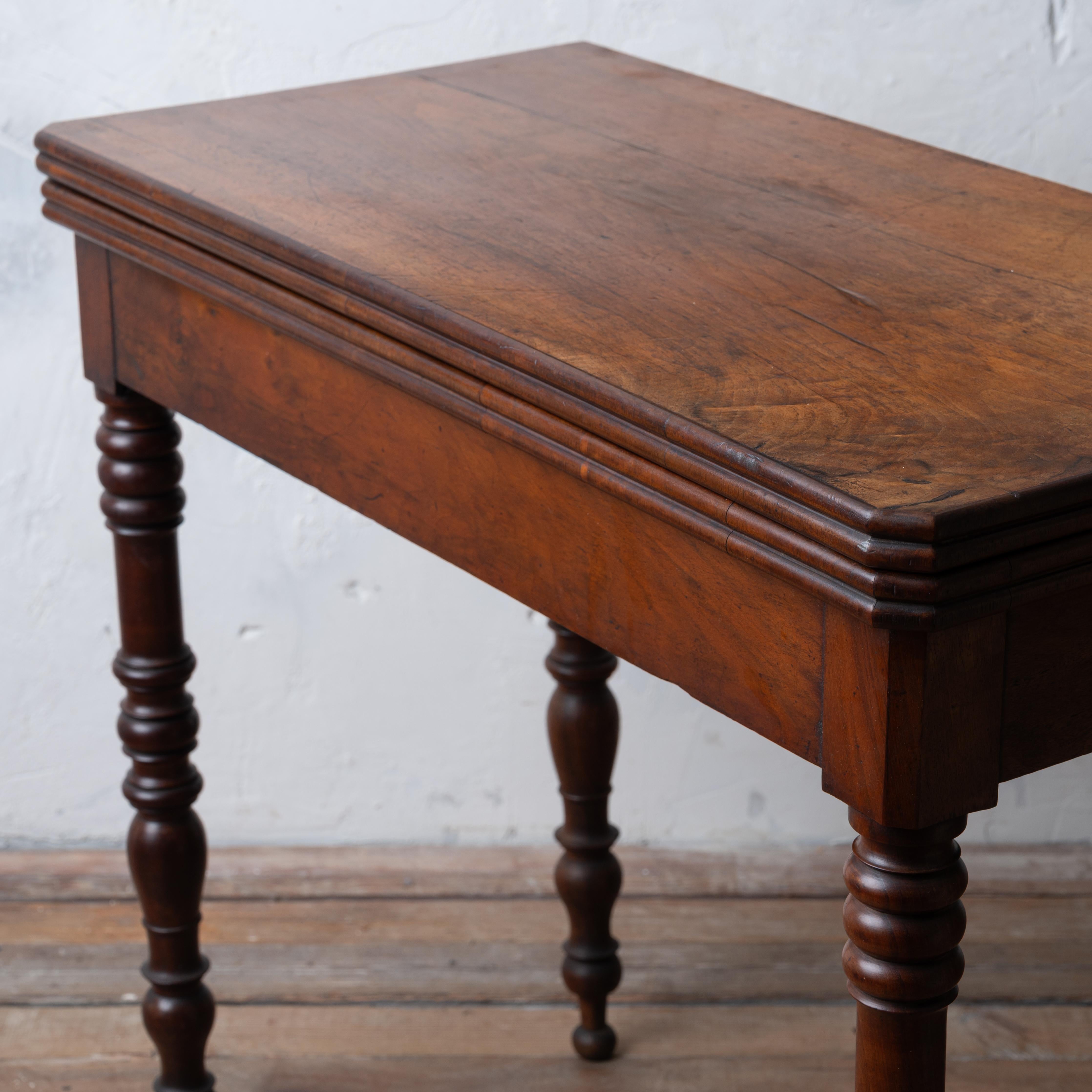 French Charles X Game Table For Sale 5