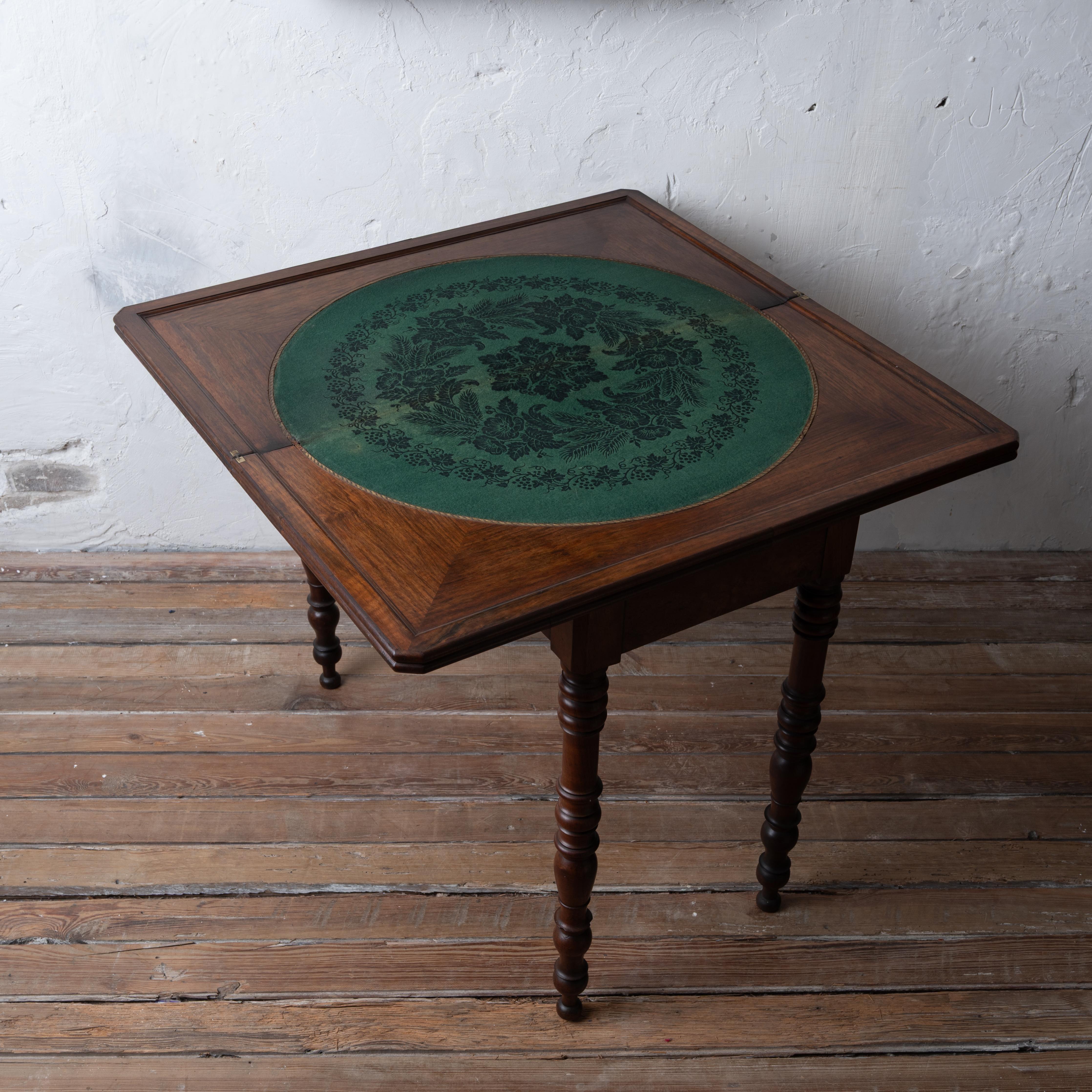 19th Century French Charles X Game Table For Sale