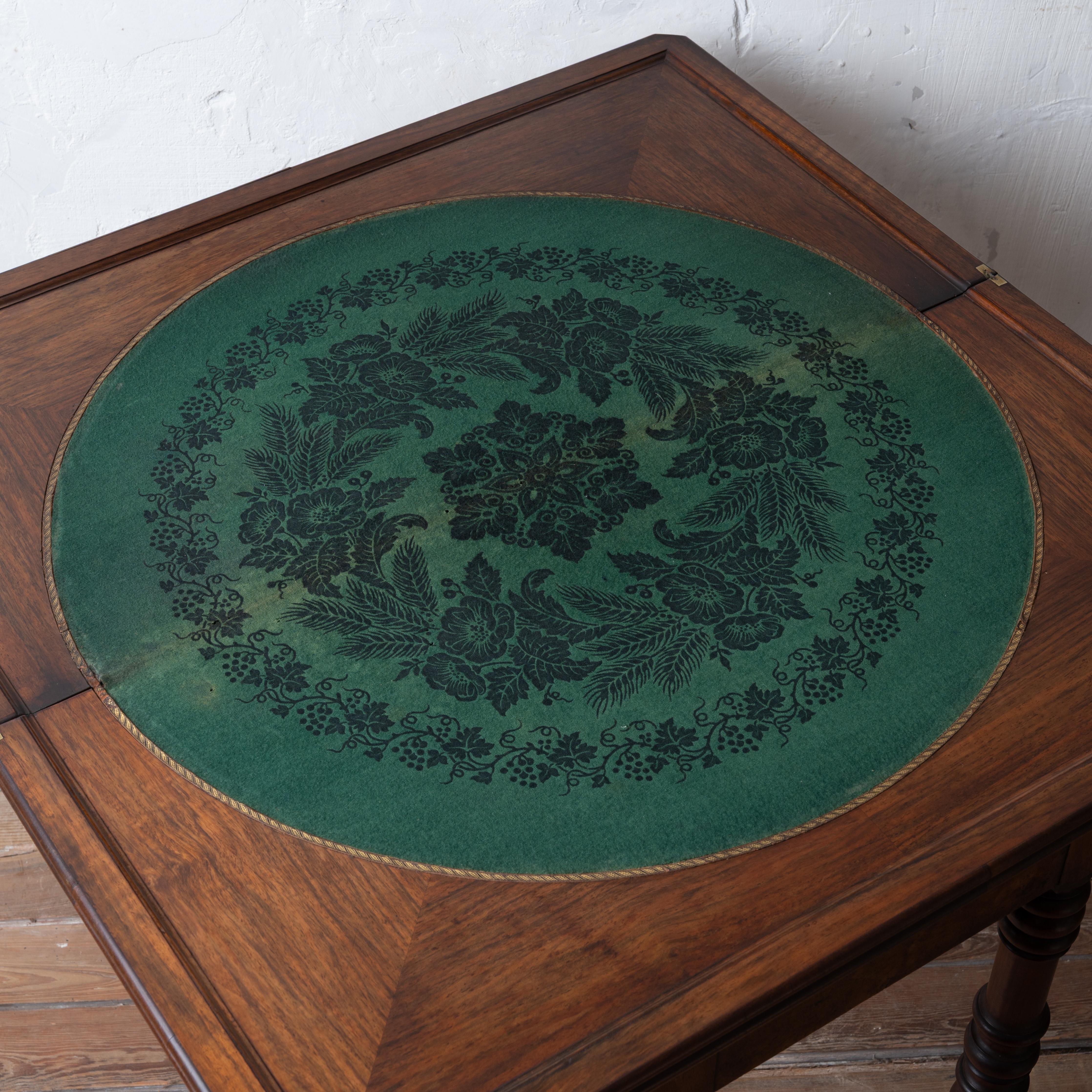 French Charles X Game Table For Sale 1