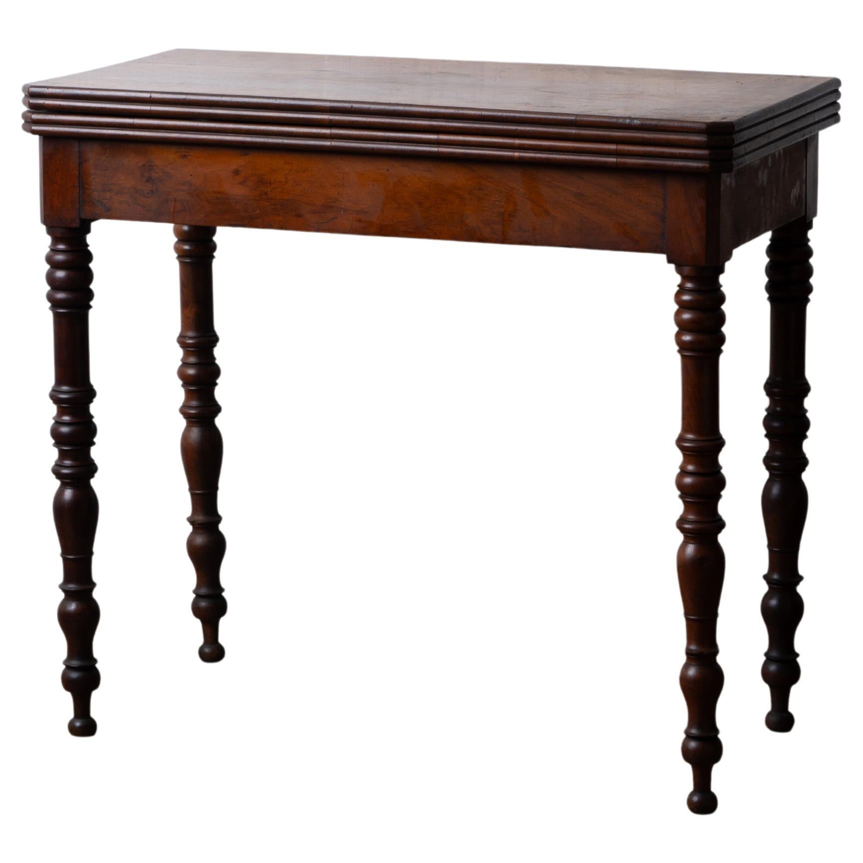 French Charles X Game Table