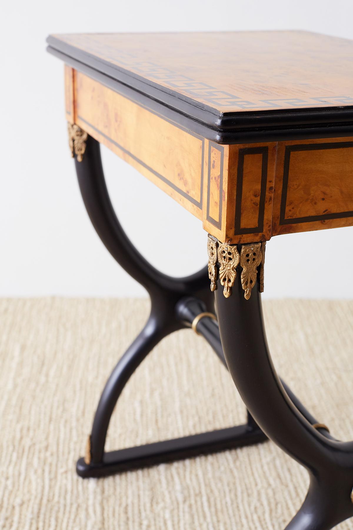 French Charles X Neoclassical Table or Nightstands 8