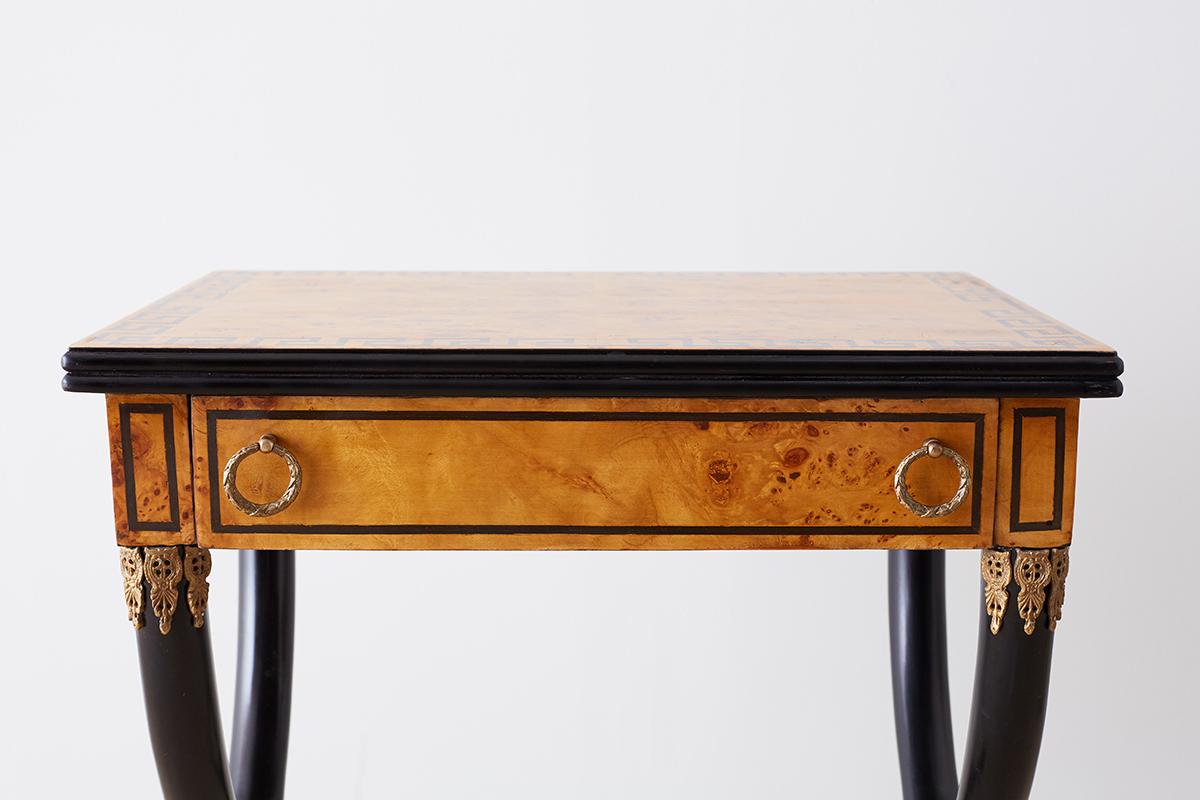 French Charles X Neoclassical Table or Nightstands 2