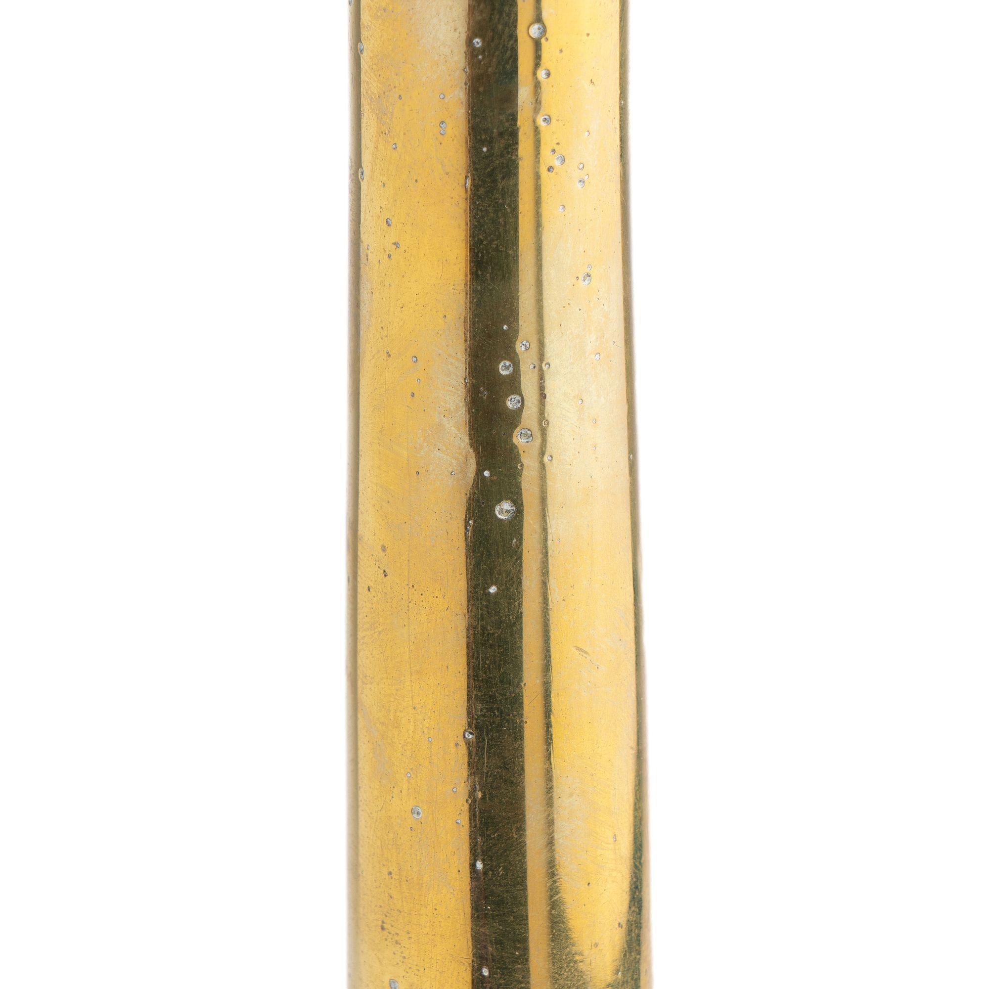 Französischer Säulenleuchter aus Messingguss der Zeit Charles X, 1815-30 im Zustand „Gut“ im Angebot in Kenilworth, IL