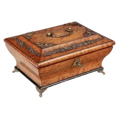 Französisch Charles X Stil Amboyna Wood Box