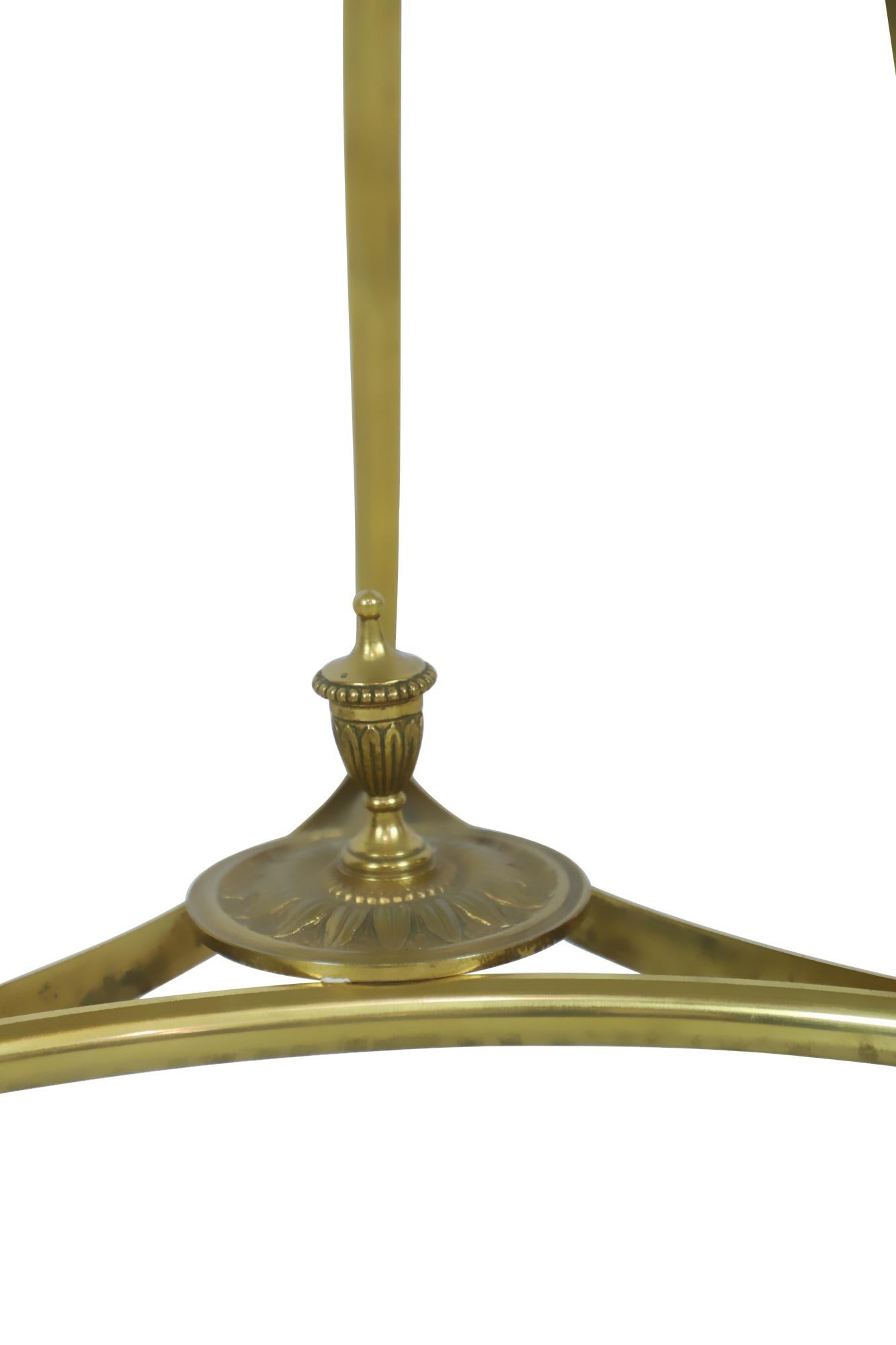 French Charles X-style Bronze Gueridon with Marble Top and Shelf 4