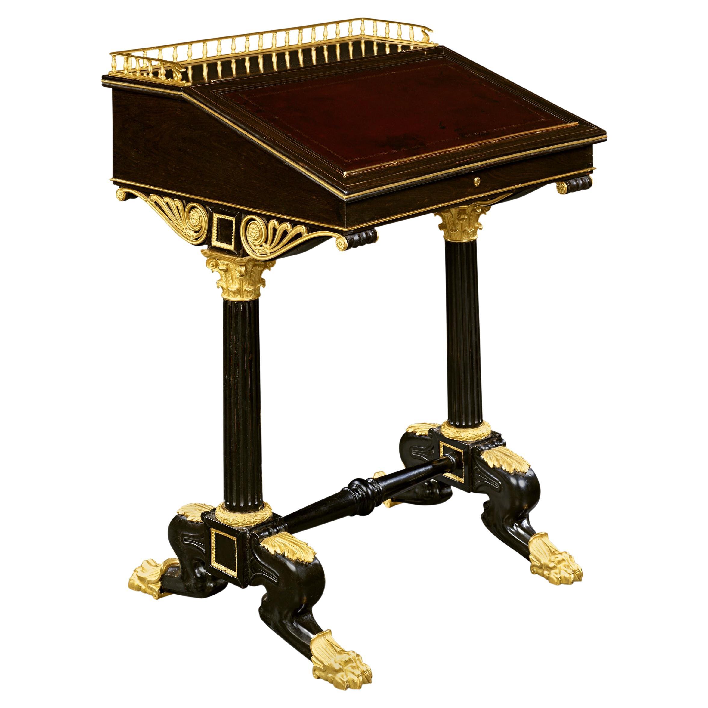 French Charles X Writing Desk